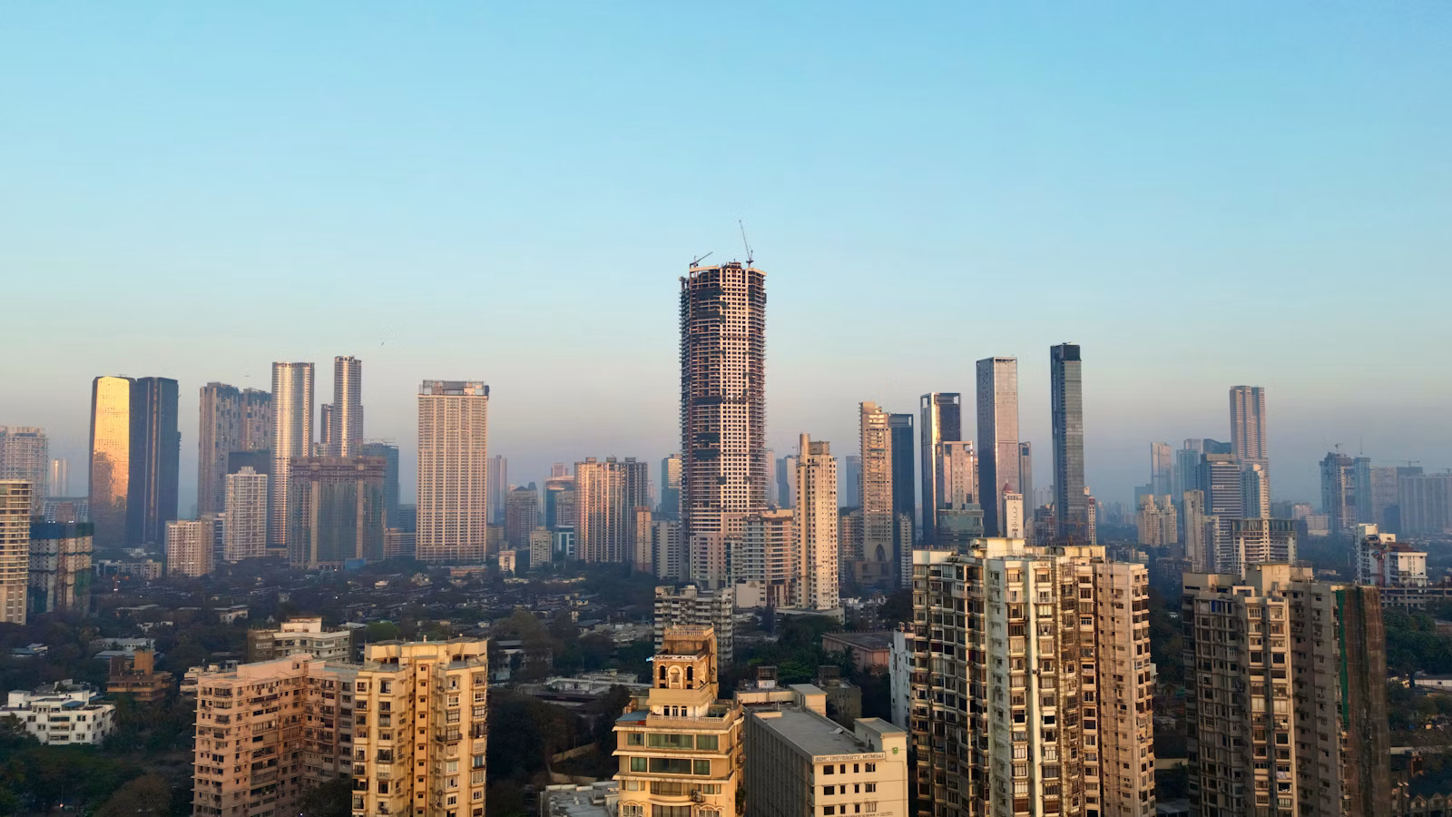 Modern high-rise skyline